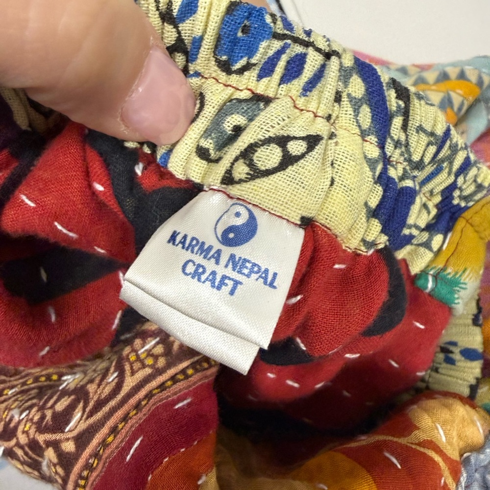 Karma Nepal Kantha Patchwork Romper - image 3